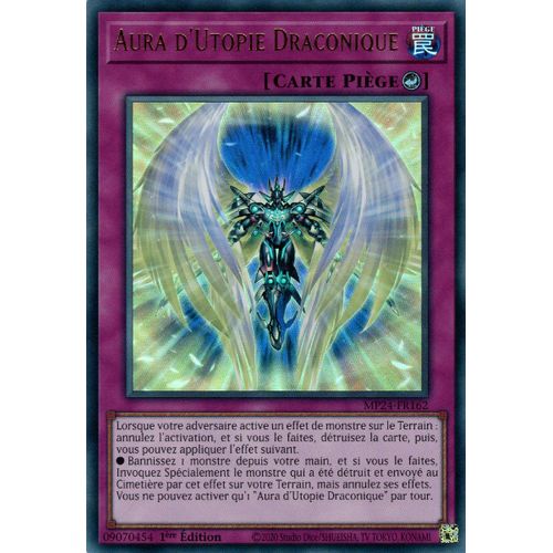 Yu Gi Oh Mp24 Fr162 Aura D'utopie Draconique Ultra Rare