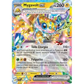 Carte Pokémon - Mygavolt Ex - 051/142 - Ultra-Rare Téracristal - Ev7 Couronne Stellaire