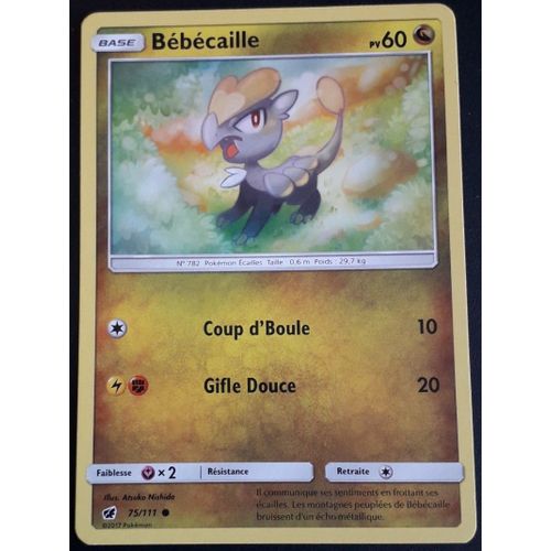 Carte Pokémon Bébécaille 75/111 - Invasion Carmin (Vf)
