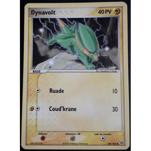 Carte Pokémon Dynavolt 48/106 - Ex Emeraude (Fr)