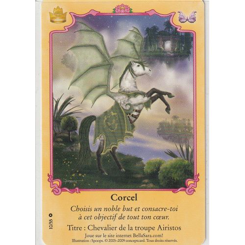 Carte Bella Sara - Corcel - 10/55 - Édition Familles Royales -