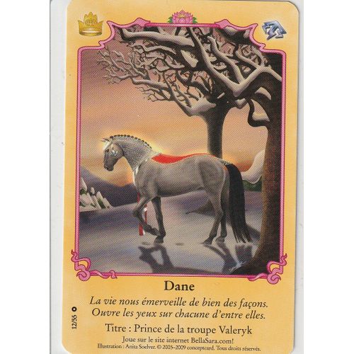 Carte Bella Sara - Dane - 12/55 - Édition Famille Royales -