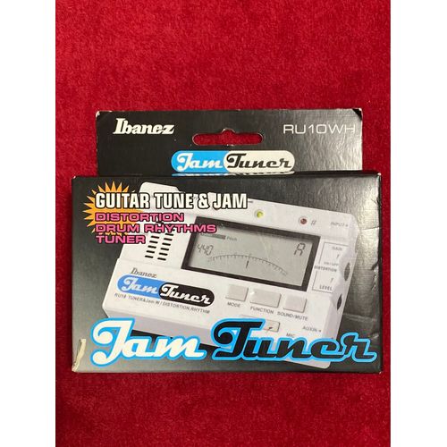 Ibanez Jam Tuner Ru10wh Guitar Tune & Jam - Rare ! En Rupture De Stock