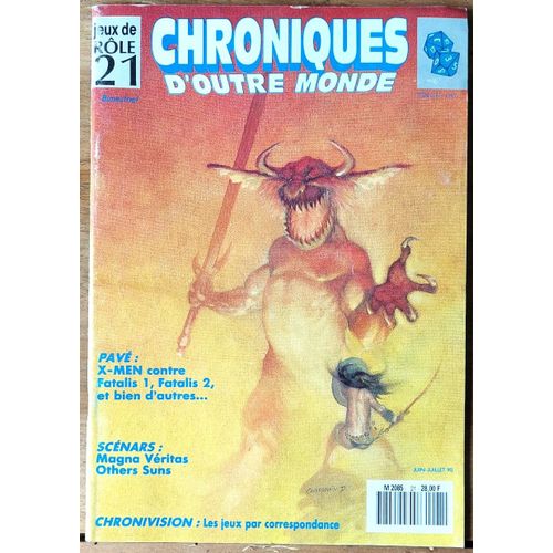 Chroniques D'outre Monde 21 - Magazine Jdr - X-Men, Magna Veritas...