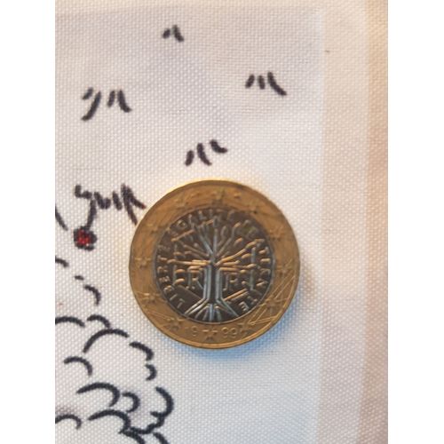 Pièce De 1 Euro ,France ,Frappée En 1999,1er Type,1er Carte