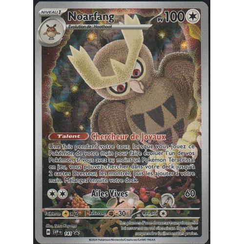 Carte Pokémon - Noarfang - 141 - Ev7 Couronne Stellaire - Svp Fr