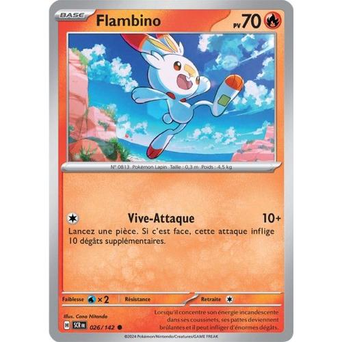 Carte Pokémon - Flambino - 026/142 - Ev7 Couronne Stellaire