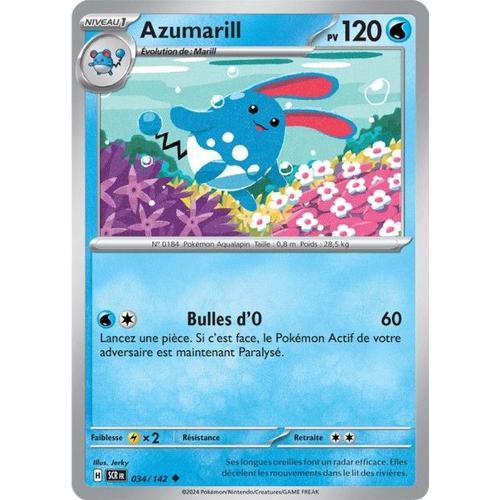 Carte Pokémon - Azumarill - 034/142 - Ev7 Couronne Stellaire