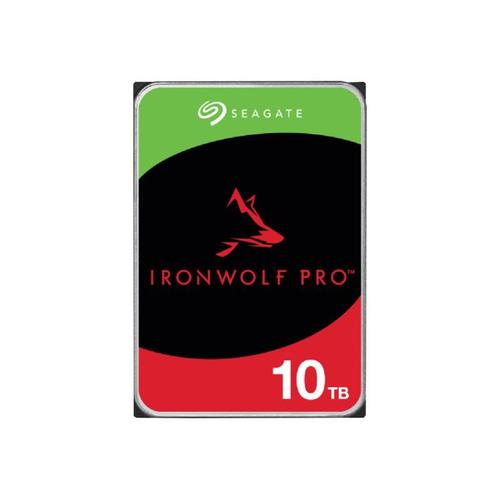 Seagate IronWolf Pro ST10000NT001 - Disque dur - 10 To - interne - 3.5" - SATA 6Gb/s - 7200 tours/min - mémoire tampon : 256 Mo - avec 3 ans de Seagate Rescue Data Recovery