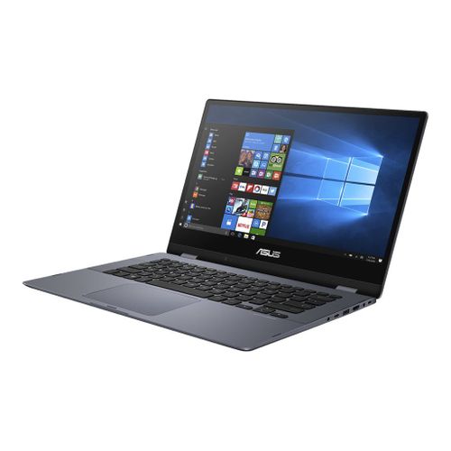 ASUS VivoBook Flip 14 TP412FA EC757T - Core i3 I3-10110U 2.1 GHz 4 Go RAM 256 Go SSD Gris