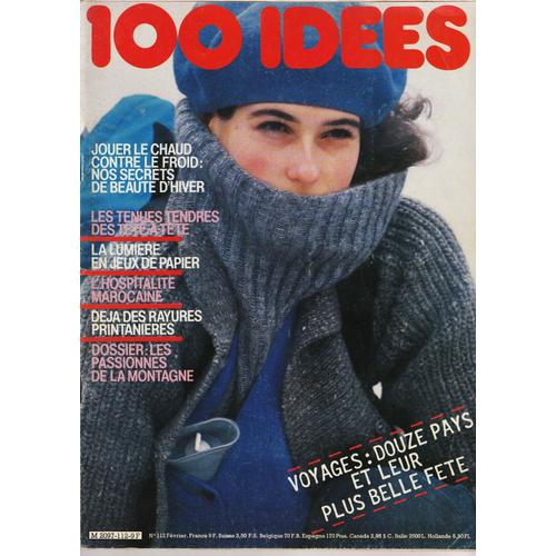 Revue 100 Idées N° 112 Février 1983, Broché. Très Bon État