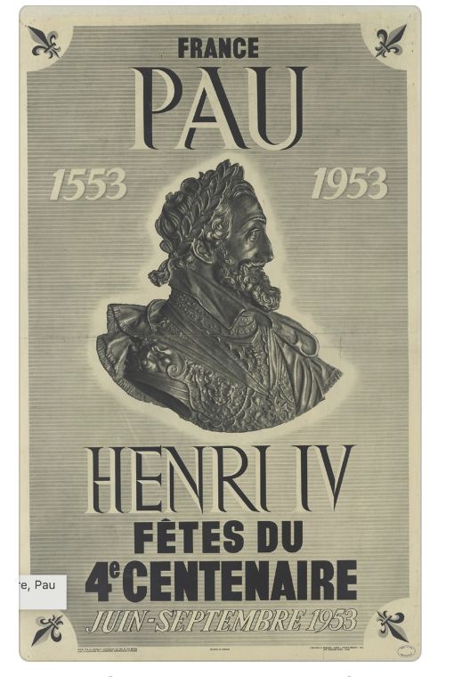 Affiche Pau 1953