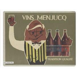Affiche Vin Menjucq