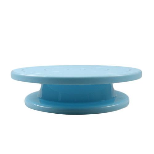 couleur bleu Tourne-disque plateau tournant pour pâtisserie en