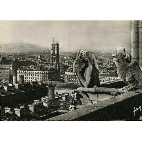 Carte Postale De Paris : Notre-Dame, Chimères Façade Ouest, Tour Saint-Jacques (Réf.558)