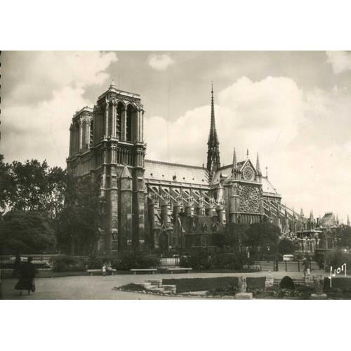 Carte Postale De Paris : Notre-Dame Vue Du Square René Viviani (Réf.587)