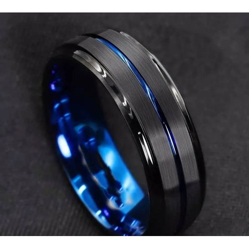Bague Homme Bleue