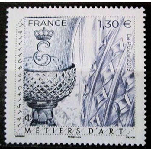 2019. F5306: Les Métiers D'art - Tailleur De Cristal.