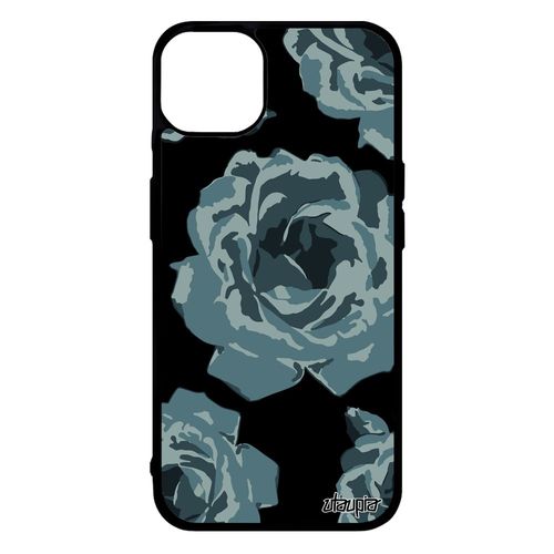 Coque Pour Iphone 14+ Plus En Silicone Rose Fleur Cadeau Fete Des Meres Romantique Love Etui Petale De Eternelle De Protection