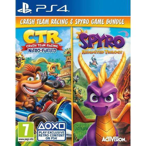 Ctr Crash Bandicoot Team Racing Spyro Game Bundle Ps4
