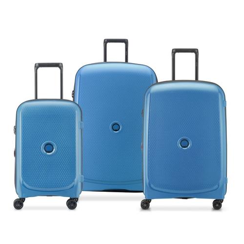 DELSEY PARIS - BELMONT PLUS - Set de 3 valises rigides 55cm/ 70,5cm/ 82,5cm - Bleu zinc