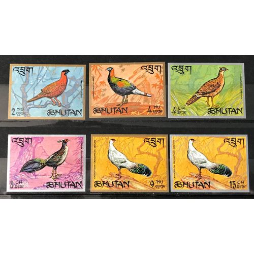 Lot De 6 Timbres Neufs** Bhoutan 1968