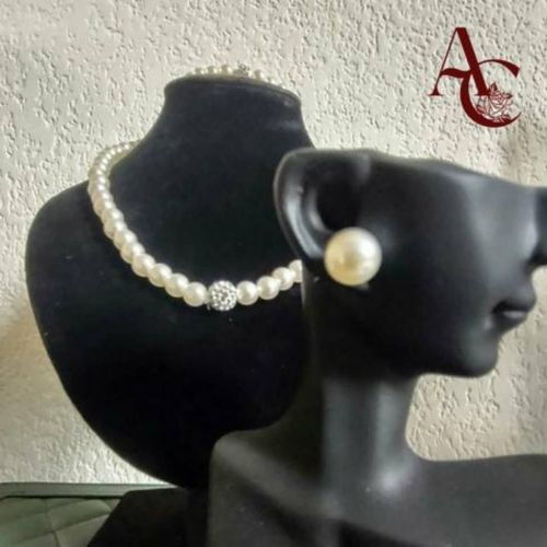 4 Pièces/Ensemble Collier De Perle