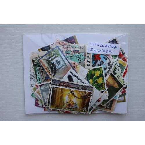 Thaïlande 200 Timbres Différents