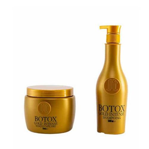 Botox Gold Intense Shampoing 500 Ml Et Masque Botox Capillaire 750 Ml Jean Michel Cavada  