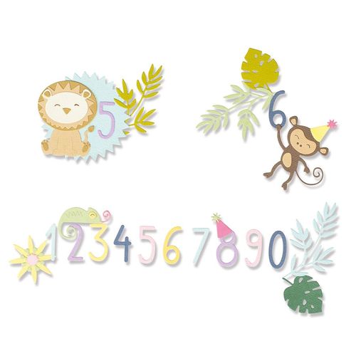 Thinlits Die Set Les Joies De La Jungle Par Lisa Jones 11 Pcs