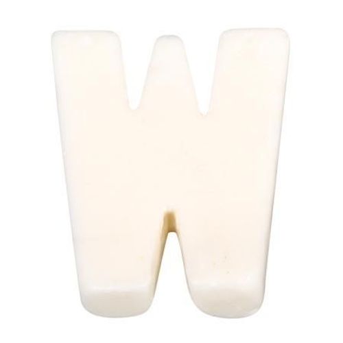 Savon - Lettre W - H. 4,5 Cm