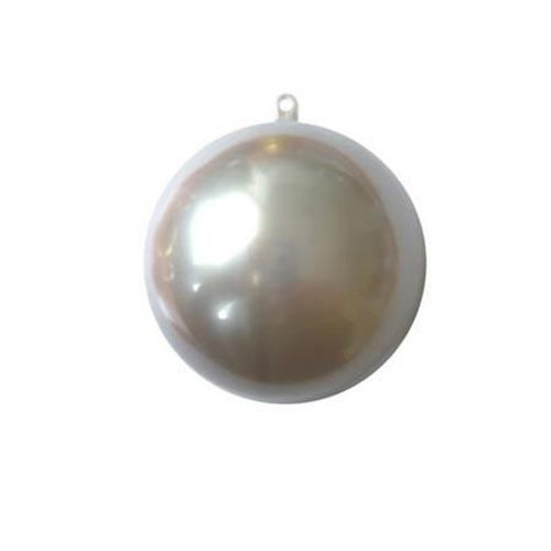 Support À Décorer En Plastique - Boule Divisible  5 Cm - Argent