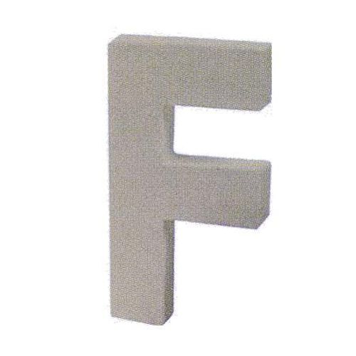Support À Décorer En Papier Mâché - Lettre Brute F - H. 50 Cm