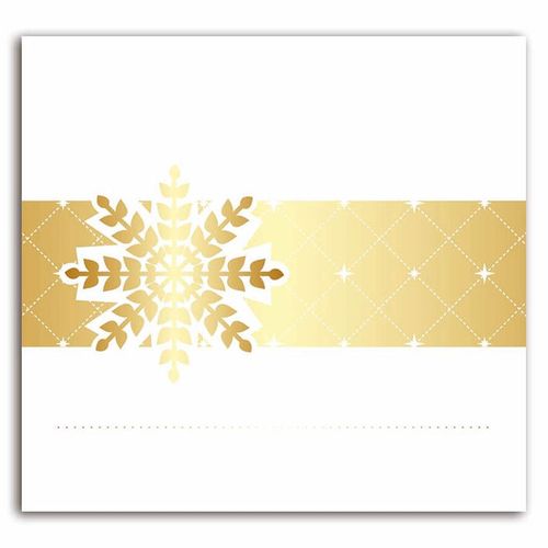 Marque-places Flocons de neige - 8 pcs