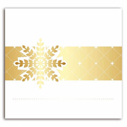 Marque-places Flocons de neige - 8 pcs