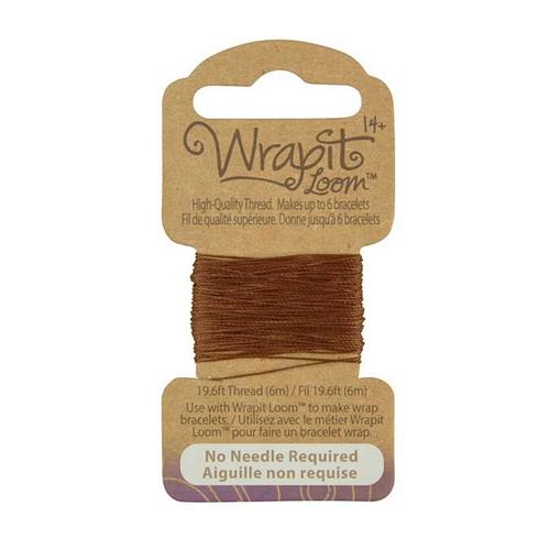 Fil De Tissage Pour Bracelets Wrapit Loom - Marron