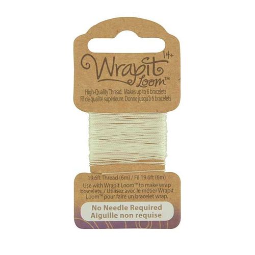 Fil De Tissage Pour Bracelets Wrapit Loom - Blanc