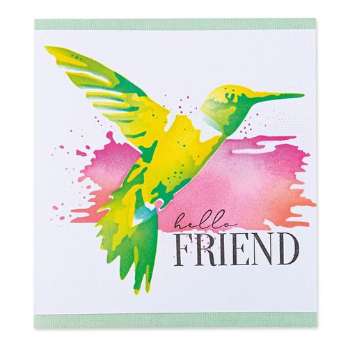 Pochoirs Superposables Colibri 4 Pcs