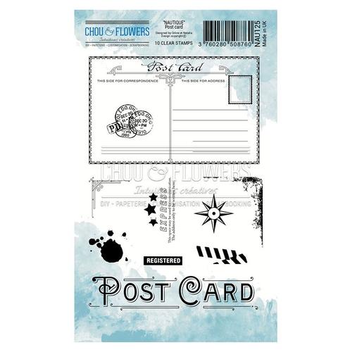 Tampon Transparent A6 10 X 15 Cm Post Card 10 Pcs