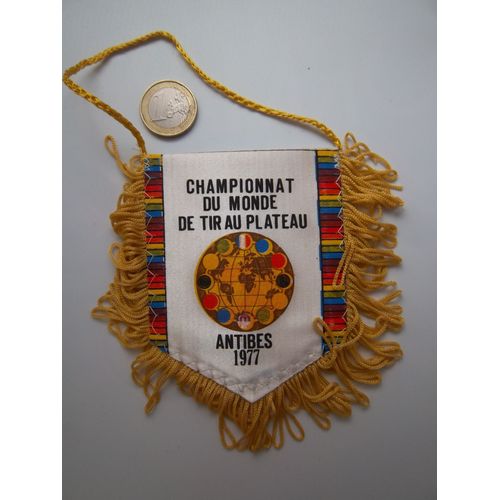 Fanion Collection Championnat Du Monde Tir Au Plateau Antibes 1977