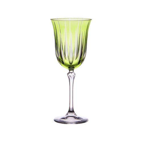 Coffret De 6 Verres À Pied Divina Vert 28 Cl