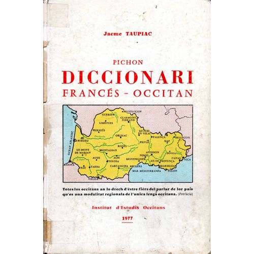 Pichon Diccionari Frances-Occitan