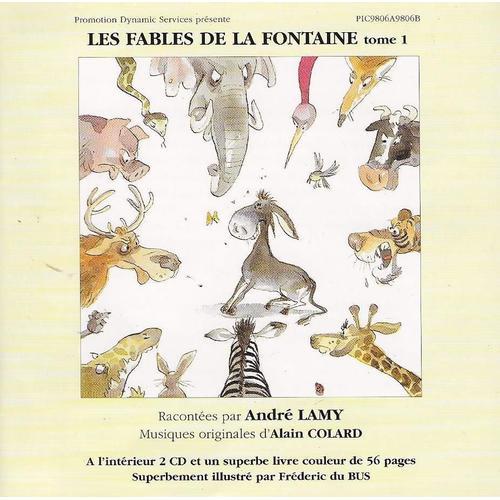 Les Fables De La Fontaine - Tome 1 [2cd + Livret Couleur De 56 Pages]