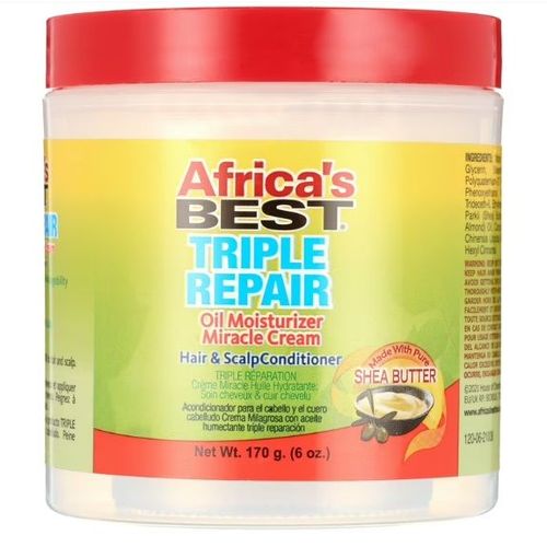 Africa's Best Crème Capillaire Triple Réparation 170g 