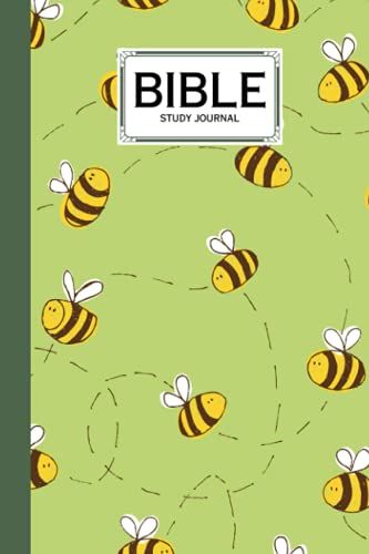 Bible Study Journal: Bible Study Journal Bee Cover, Perfect For Writing Prayer, Inspirational Messages, Church Group, Individual Bible Study, 120 Pages, Size 6" X 9" By Nicole Nicole