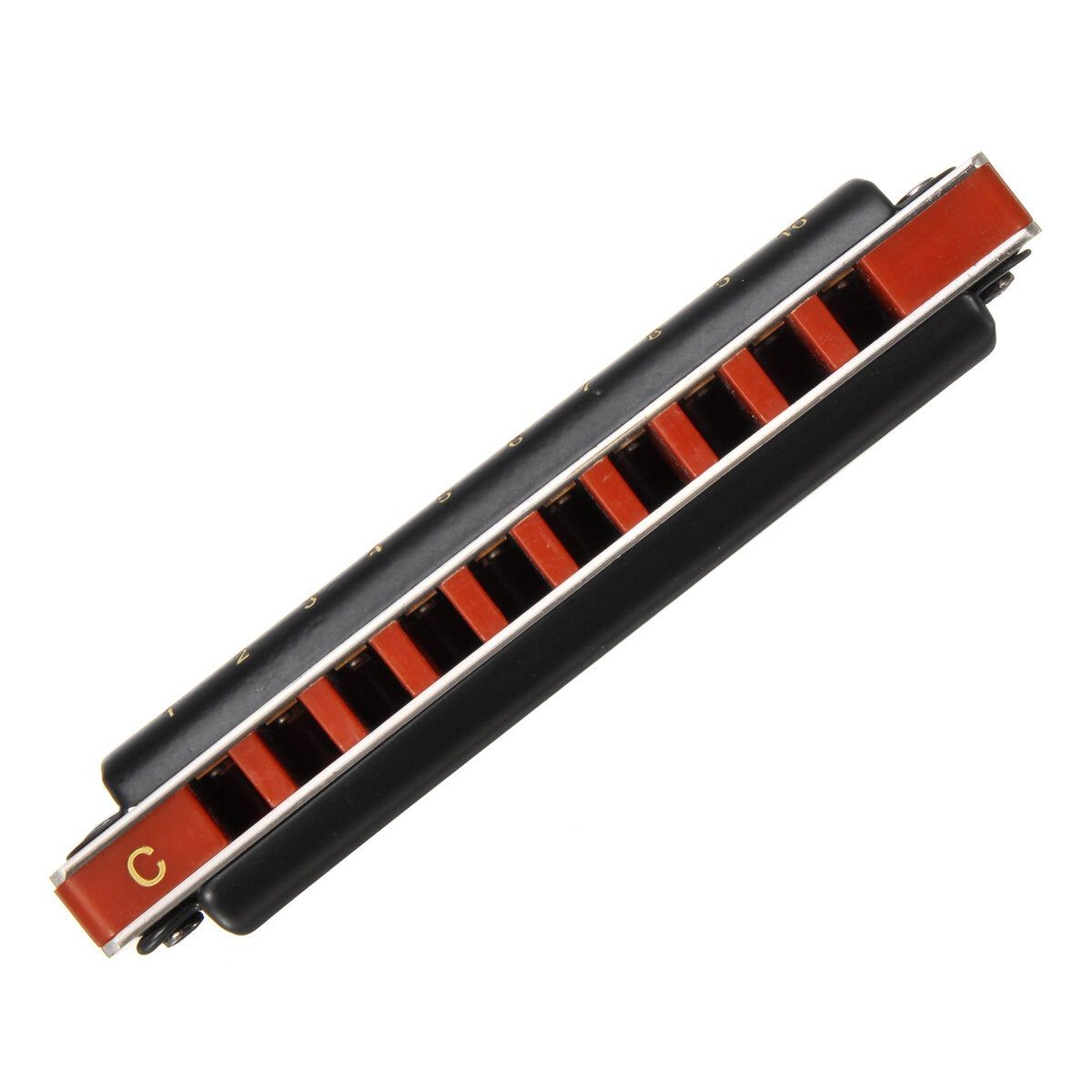 Pi�ces 10 Trous Blues Harmonica Cl� Abcdefg - 7