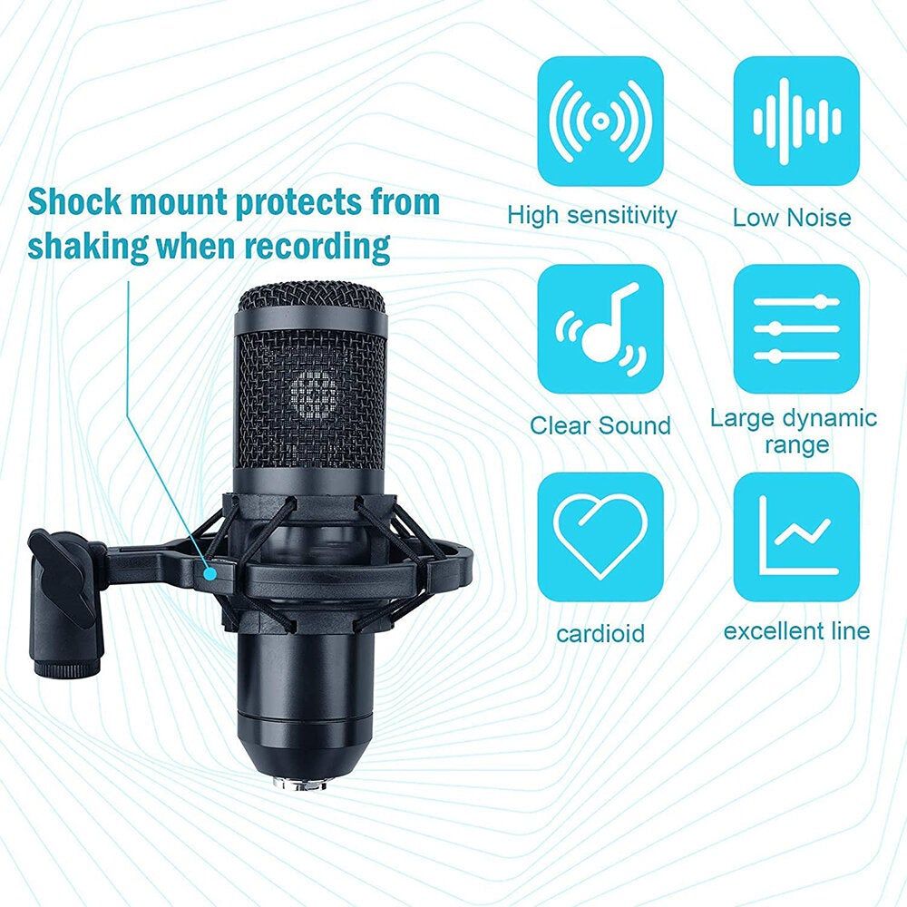 Support de microphone de bureau Support de micro de table r�... - 6