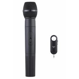 Microphone GENERIQUE Microphone sans fil Bluetooth karaoké portable  professionnel de KTV,1800MA -noir