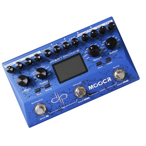 Ocean Machine Devin Townsend Signature Pédale De Guitare Premium Double Retard Reverb Et Effet Looer, Prise Au