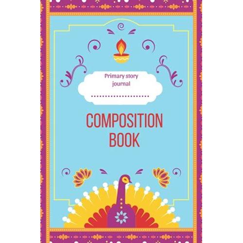 Primary Story Journal: Primary Story Journal Composition Book Colorful